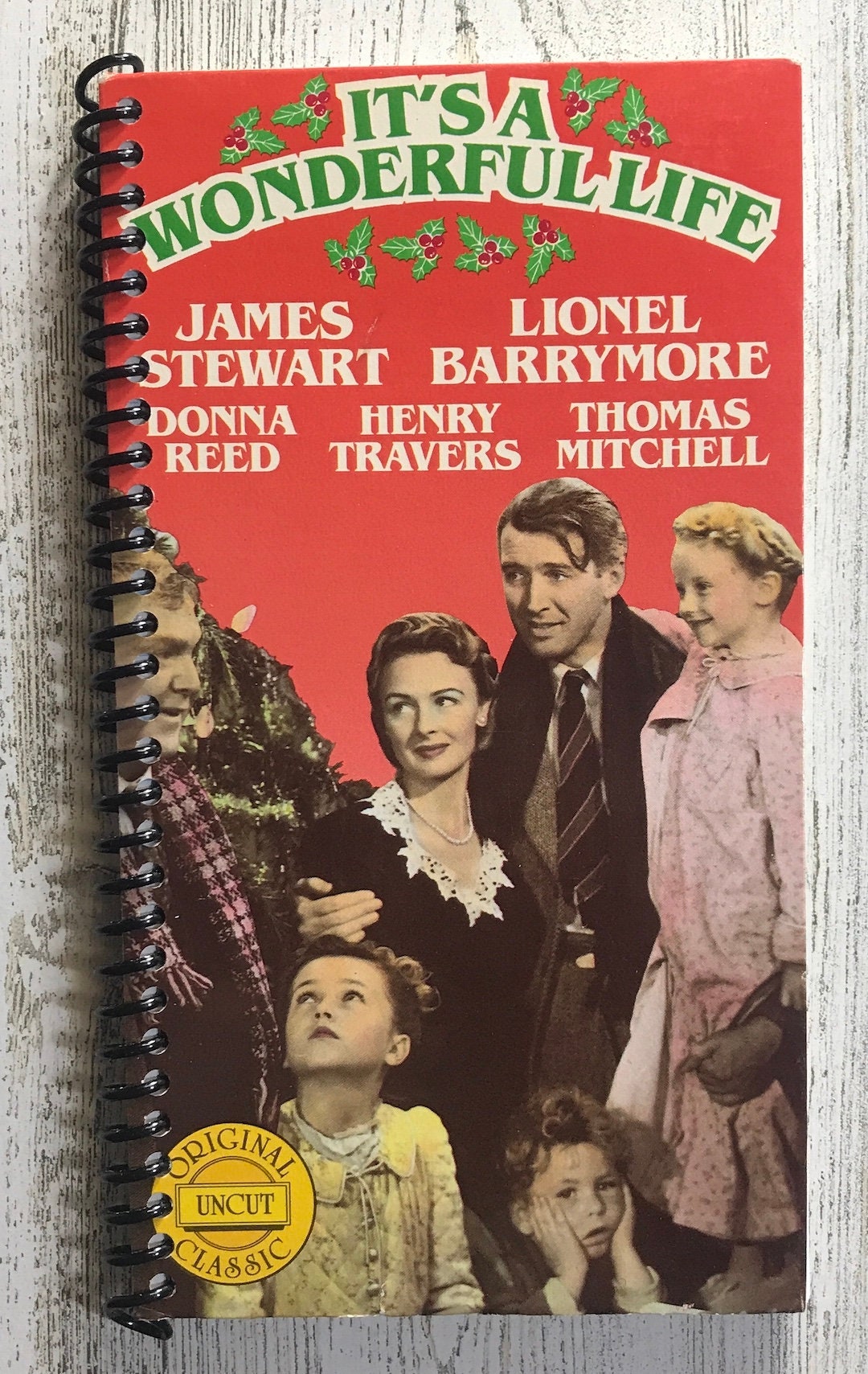 It's a Wonderful Life VHS notebook