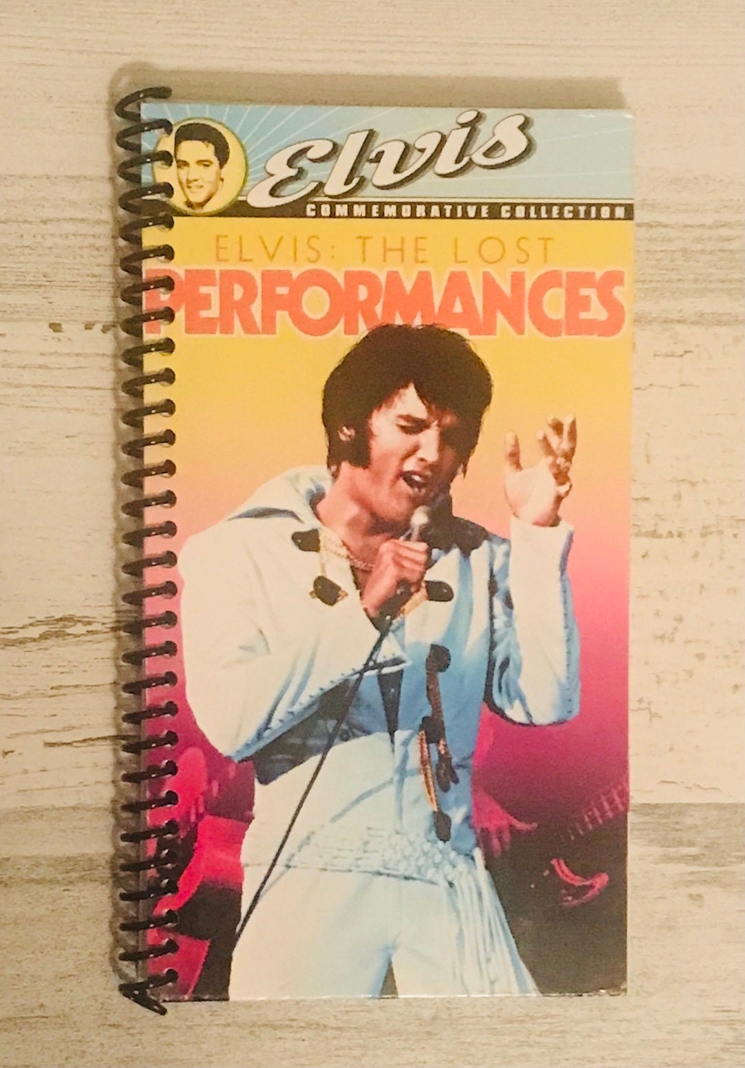 Elvis Presley VHS notebook