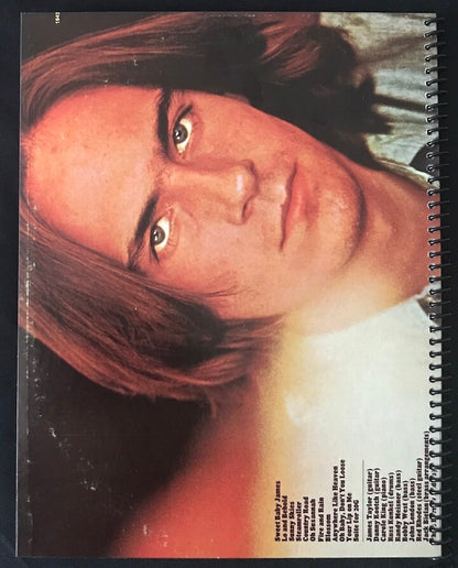 James Taylor LP notebook (8.5" x 11")