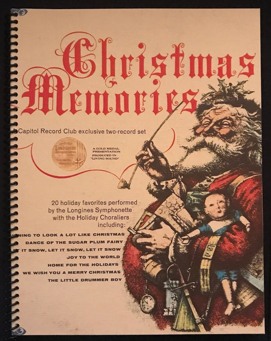 Christmas Memories LP notebook (8.5" x 11")