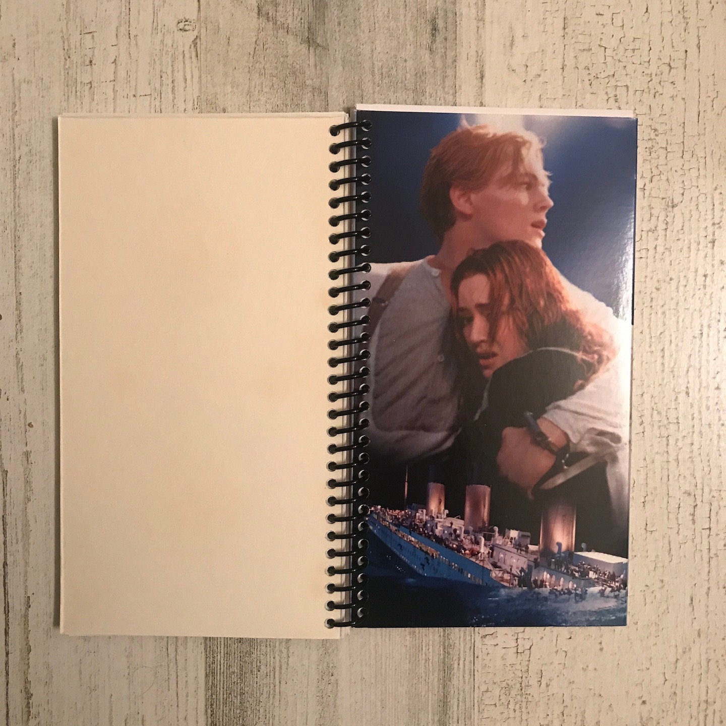 Titanic VHS notebook