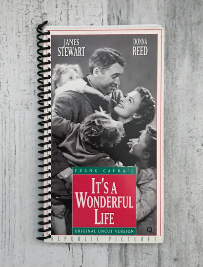 It's a Wonderful Life VHS notebook