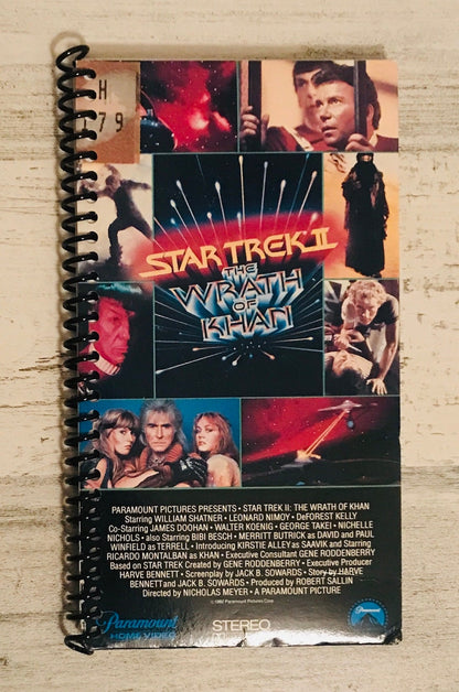 Star Trek VHS notebook