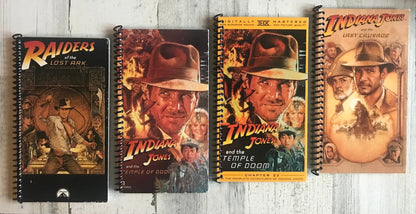 Indiana Jones VHS notebook