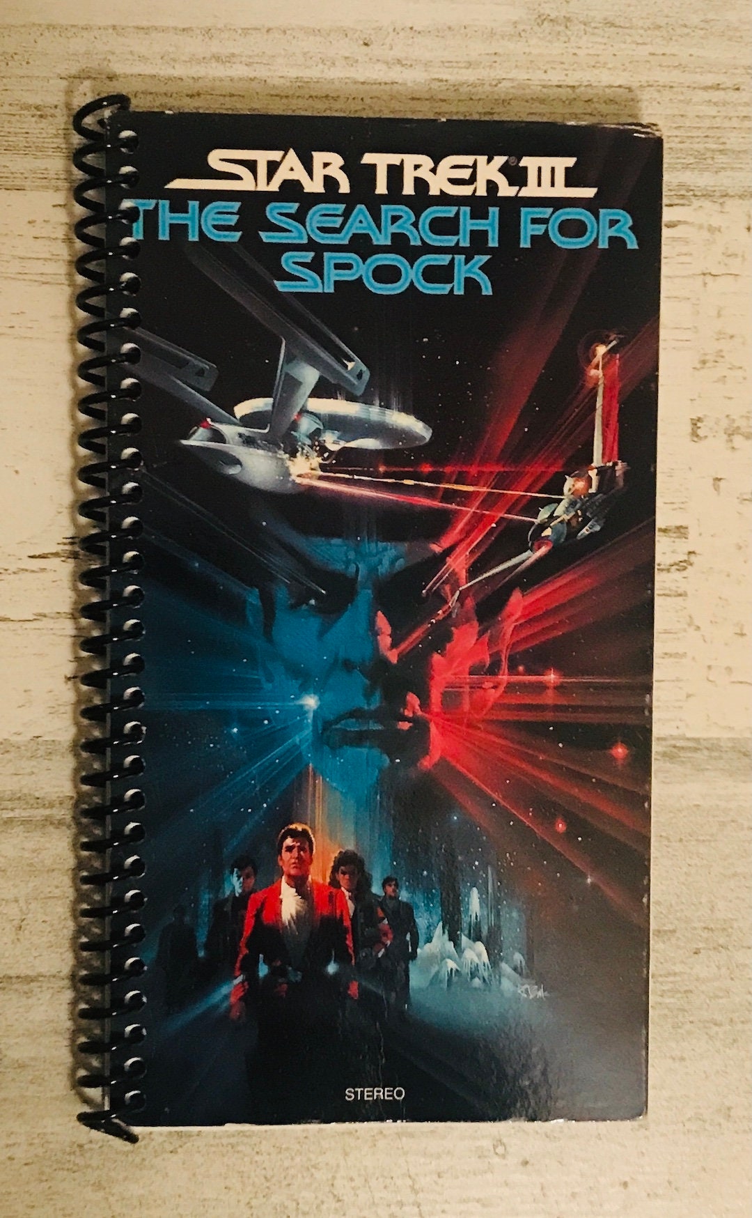 Star Trek VHS notebook