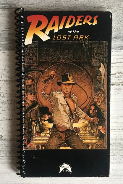 Indiana Jones VHS notebook