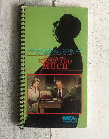 Alfred Hitchcock VHS notebook