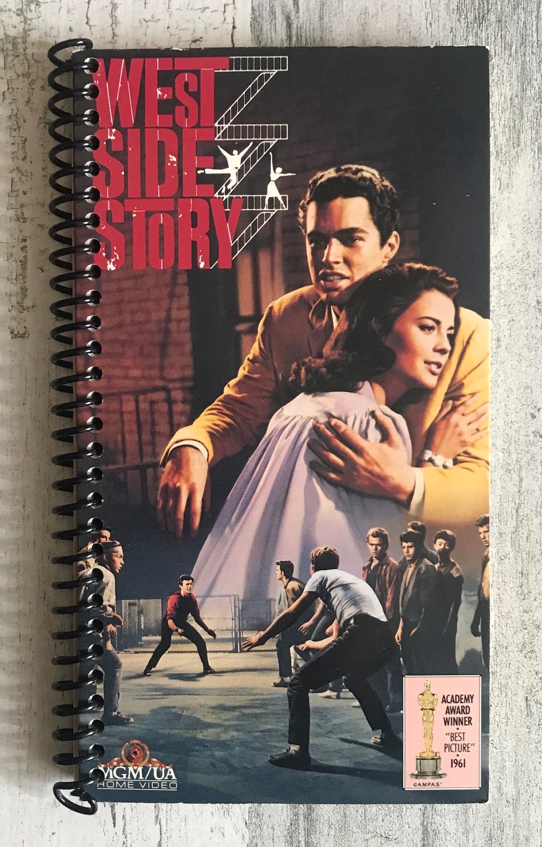 West Side Story VHS notebook