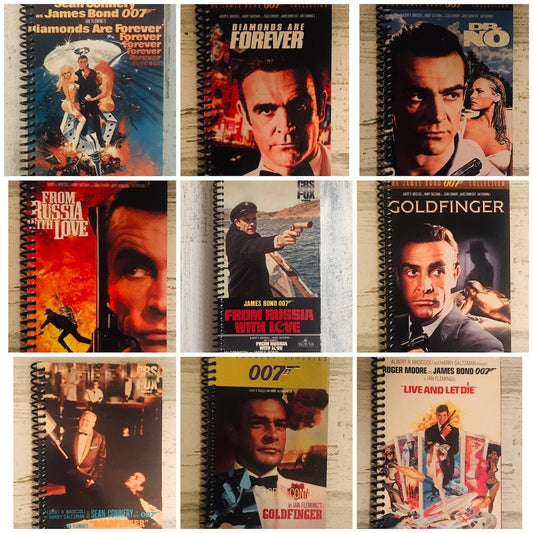 007 VHS notebook