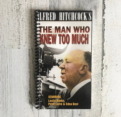 Alfred Hitchcock VHS notebook