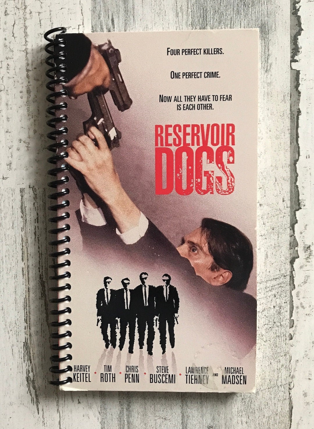 Quentin Tarantino VHS notebook