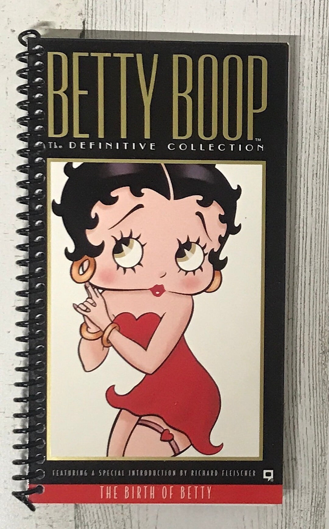 Betty Boop VHS notebook (7.5in x 4in)