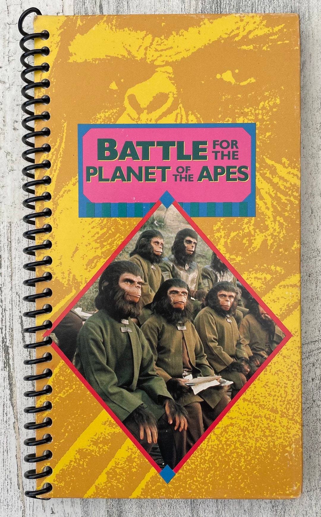 Planet of the Apes VHS notebook