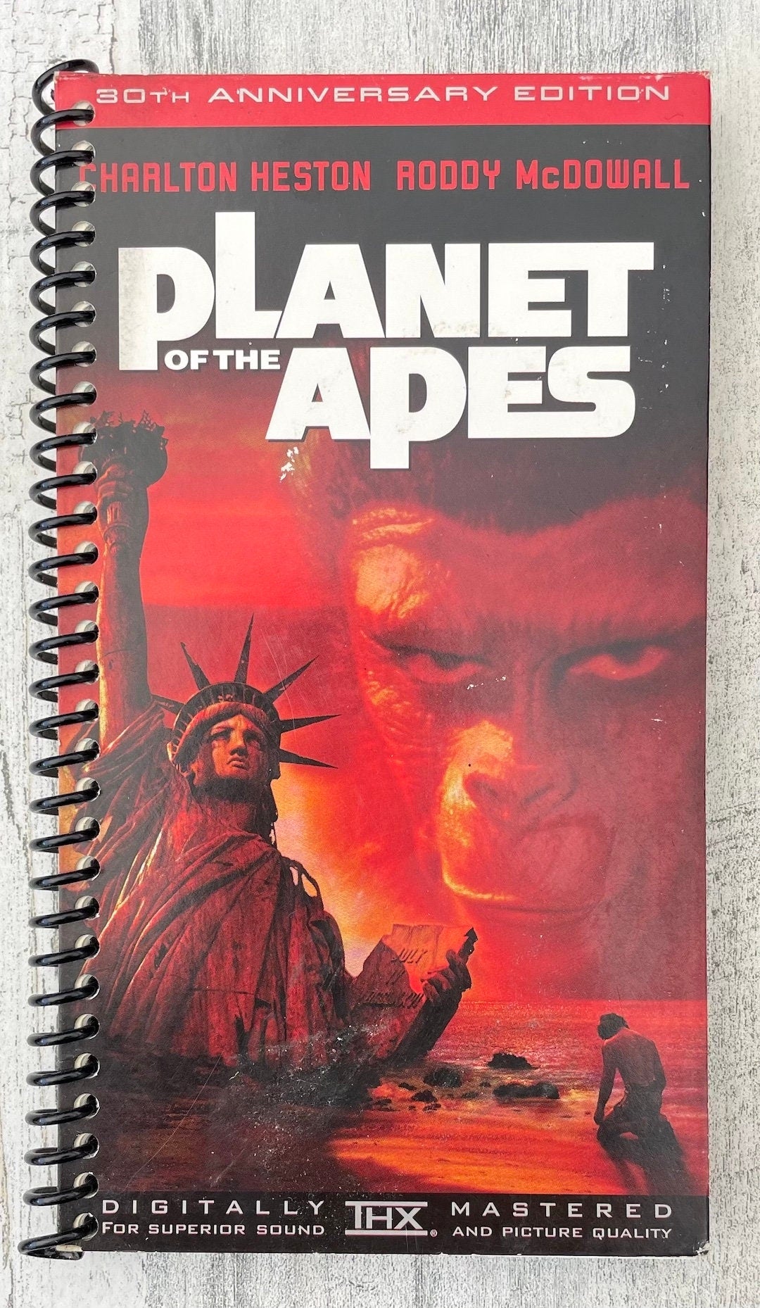 Planet of the Apes VHS notebook